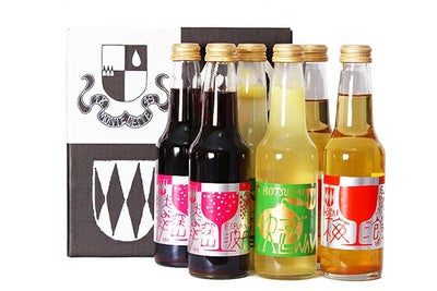 【小鼓】ぷちぷちセット(泡梅・ゆず・淡ぶどう) 250ml×6本