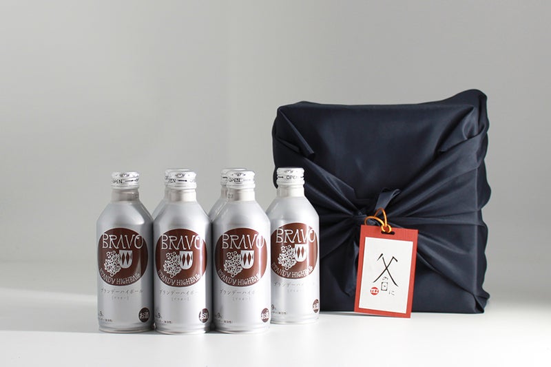 【父の日】ふろしき BRAVO6本セット 720ml 純ブランデーハイボール ブラボー 送料込